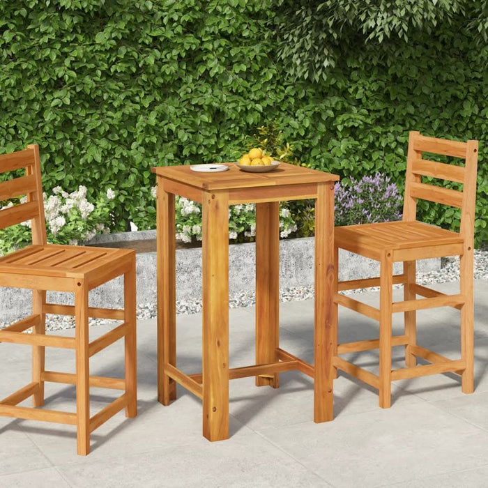 Masă de bar de grădină, 60 x 60 x 105 cm, lemn masiv de acacia - WALTI WALTI
