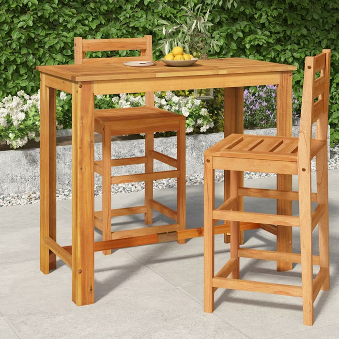 Masă de bar de grădină, 120 x 60 x 105 cm, lemn masiv de acacia - WALTI WALTI
