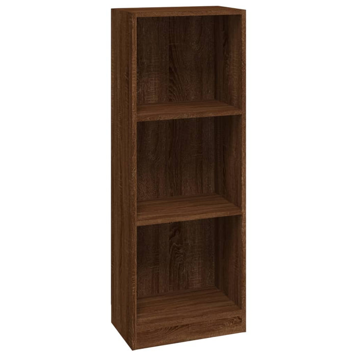 Bibliotecă cu 3 niveluri stejar maro 40x24x109 cm lemn compozit - WALTI WALTI