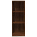 Bibliotecă cu 3 niveluri stejar maro 40x24x109 cm lemn compozit - WALTI WALTI