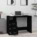 Birou cu sertare, negru, 102x50x76 cm, lemn prelucrat - WALTI WALTI