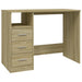 Birou cu sertare, stejar sonoma, 102x50x76 cm, lemn prelucrat - WALTI WALTI