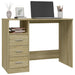 Birou cu sertare, stejar sonoma, 102x50x76 cm, lemn prelucrat - WALTI WALTI