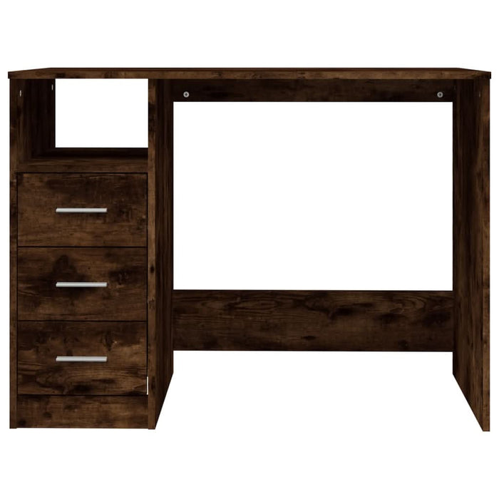 Birou cu sertare, stejar sonoma, 102x50x76 cm, lemn prelucrat - WALTI WALTI
