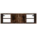 Raft de perete, stejar fumuriu, 102x30x29 cm, lemn compozit - WALTI WALTI