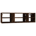 Raft de perete, stejar fumuriu, 102x30x29 cm, lemn compozit - WALTI WALTI