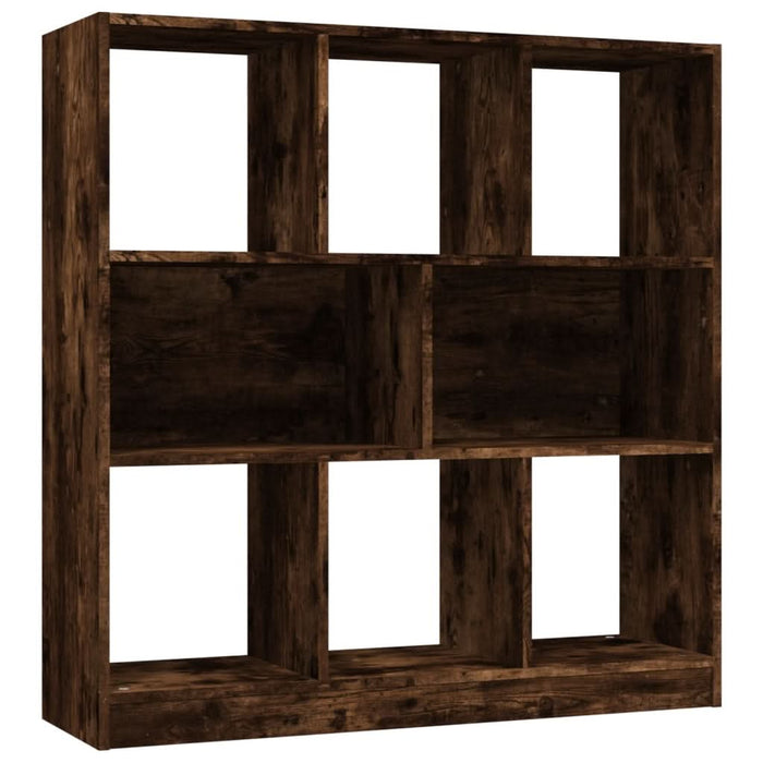 Bibliotecă, stejar fumuriu, 97,5x29,5x100 cm, lemn prelucrat - WALTI WALTI