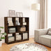 Bibliotecă, stejar fumuriu, 97,5x29,5x100 cm, lemn prelucrat - WALTI WALTI