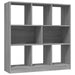 Bibliotecă, gri sonoma, 97,5x29,5x100 cm, lemn prelucrat - WALTI WALTI