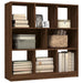 Bibliotecă, stejar maro, 97,5x29,5x100 cm, lemn prelucrat - WALTI WALTI
