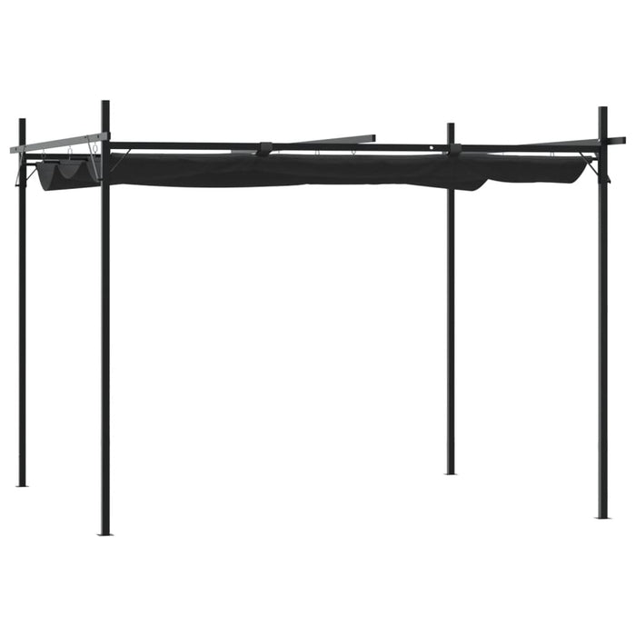Pergola cu acoperiș retractabil, antracit, 295x292x230 cm - WALTI WALTI