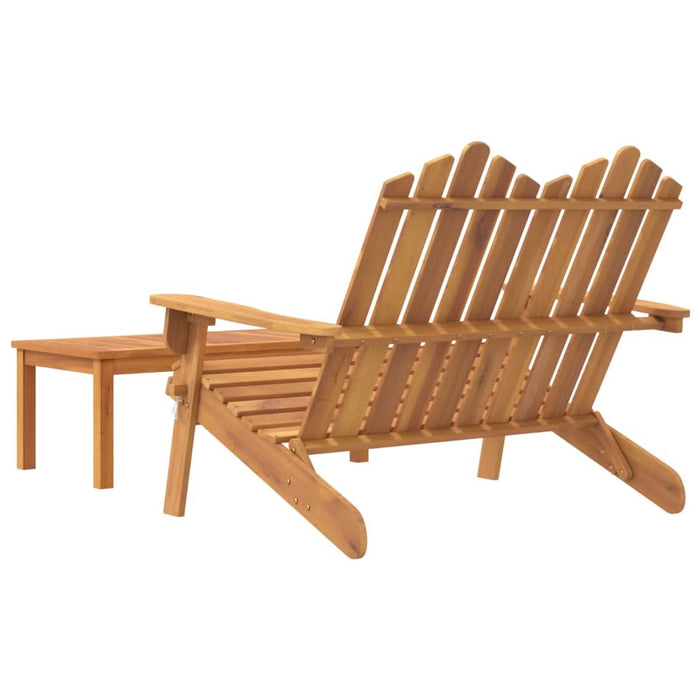 Set mobilier de grădină Adirondack, 2 piese, lemn masiv acacia - WALTI WALTI