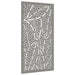 Decor perete de grădină 105x55 cm design frunze oțel Corten - WALTI WALTI