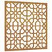 Decor perete de grădină 55x55 cm, design maur, oțel Corten - WALTI WALTI