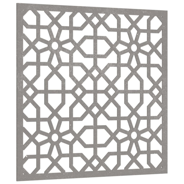 Decor perete de grădină 55x55 cm, design maur, oțel Corten - WALTI WALTI