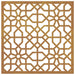 Decor perete de grădină 55x55 cm, design maur, oțel Corten - WALTI WALTI