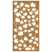 Decor de perete 105x55 cm design frunze arțar oțel Corten - WALTI WALTI