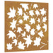 Decorațiune perete grădină, 55x55cm, oțel corten, frunze arțar - WALTI WALTI