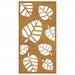 Decorație perete de grădină 105x55 cm design frunze oțel Corten - WALTI WALTI