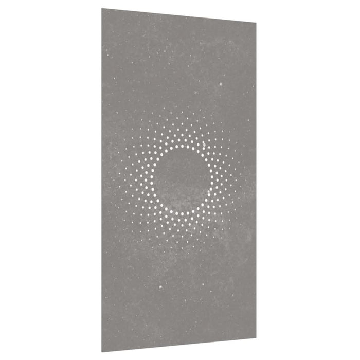 Decor perete de grădină 105x55 cm design soare oțel Corten - WALTI WALTI