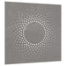 Decor perete de grădină 55x55 cm design soare oțel Corten - WALTI WALTI