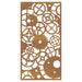 Decor perete grădină 105x55 cm design roți zimțare oțel Corten - WALTI WALTI
