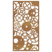 Decor perete grădină 105x55 cm design roți zimțare oțel Corten - WALTI WALTI
