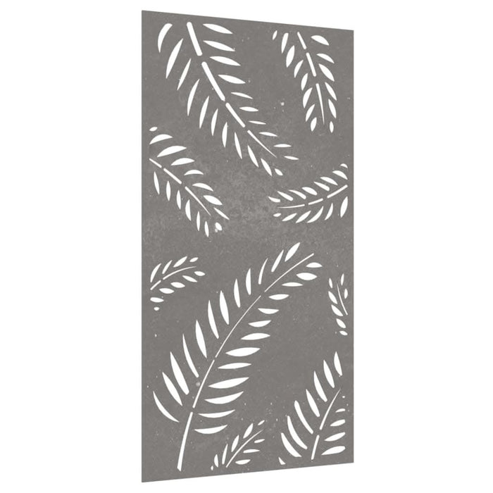 Decorație perete de grădină 105x55 cm design frunze oțel Corten - WALTI WALTI