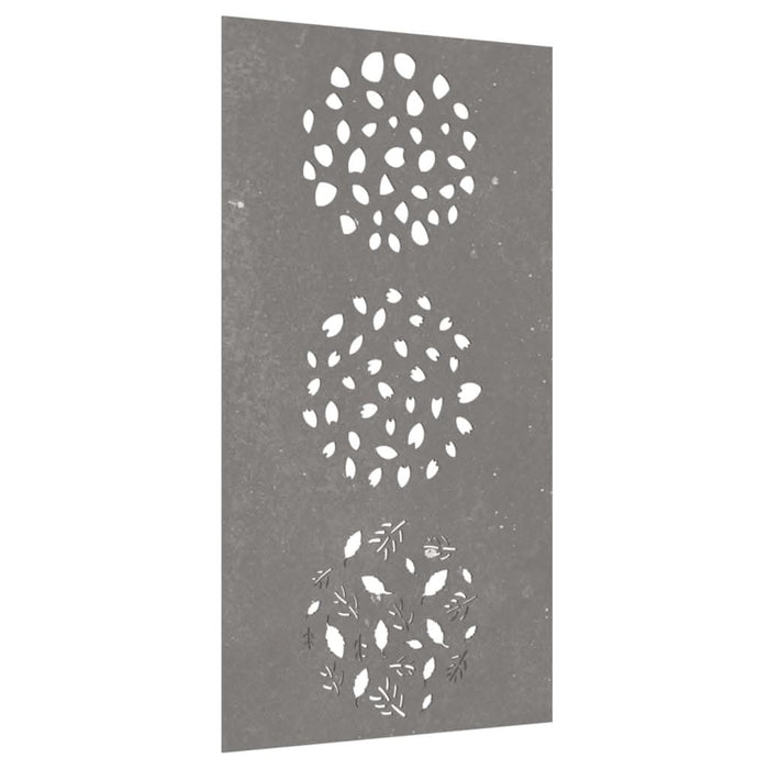 Decorație perete de grădină 105x55 cm design frunze oțel Corten - WALTI WALTI