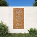 Decorație perete de grădină 105x55 cm design frunze oțel Corten - WALTI WALTI