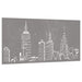 Decor perete de grădină 105x55 cm design orizont oțel Corten - WALTI WALTI