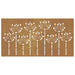 Decorație perete de grădină 105x55 cm design flori oțel Corten - WALTI WALTI