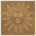 Decor perete de grădină 55x55 cm design soare oțel Corten - WALTI WALTI