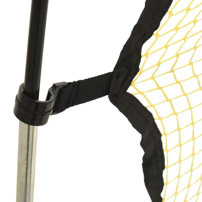 Plasă rebounder fotbal, negru și galben 183x85x120 cm poliester - WALTI WALTI