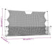 Plasă rebounder fotbal, negru și galben 183x85x120 cm poliester - WALTI WALTI