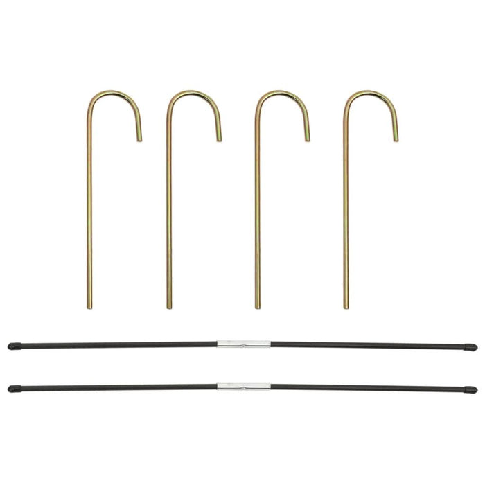 Plasă de poartă de fotbal cu țintă 120x80x80 cm poliester - WALTI WALTI