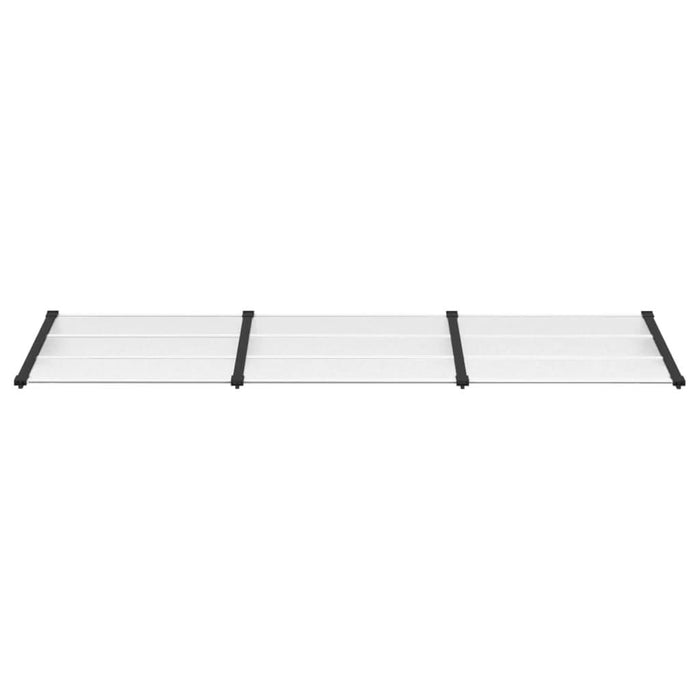 Copertină de ușă, negru și transparent 297,5x90 cm policarbonat - WALTI WALTI