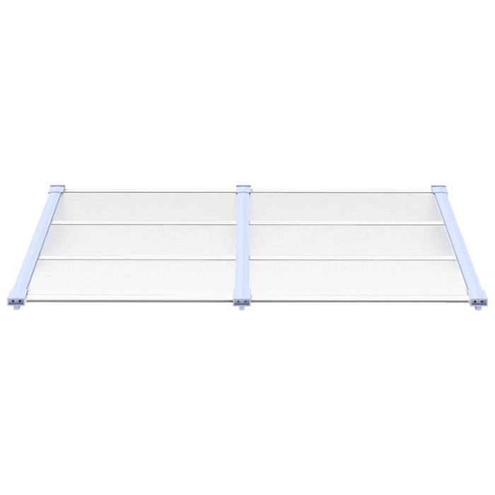 Copertină de ușă, gri și transparent, 152,5x90 cm, policarbonat - WALTI WALTI