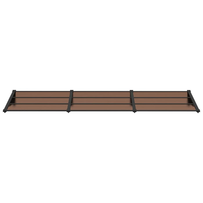 Copertină de ușă, negru, 297,5x90 cm, policarbonat - WALTI WALTI