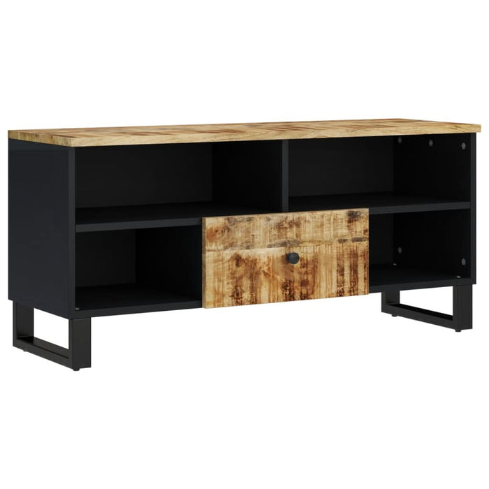 Dulap TV, 100x33x46 cm, lemn masiv de mango și lemn prelucrat - WALTI WALTI