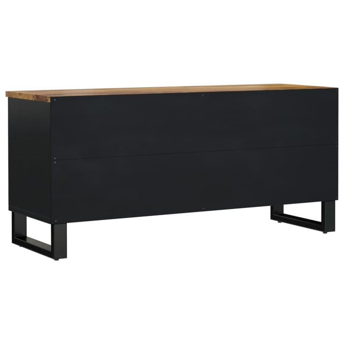 Dulap TV, 100x33x46 cm, lemn masiv de mango și lemn prelucrat - WALTI WALTI
