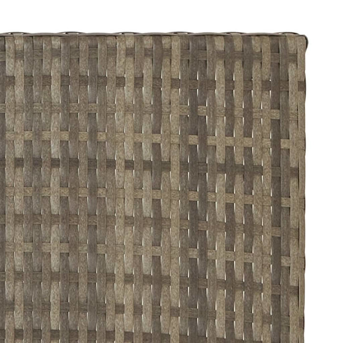 Masă de bistro pliabilă, gri, 45x35x32 cm, poliratan - WALTI WALTI