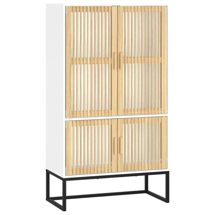 Dulap înalt, alb, 70x35x125 cm, lemn prelucrat - WALTI WALTI