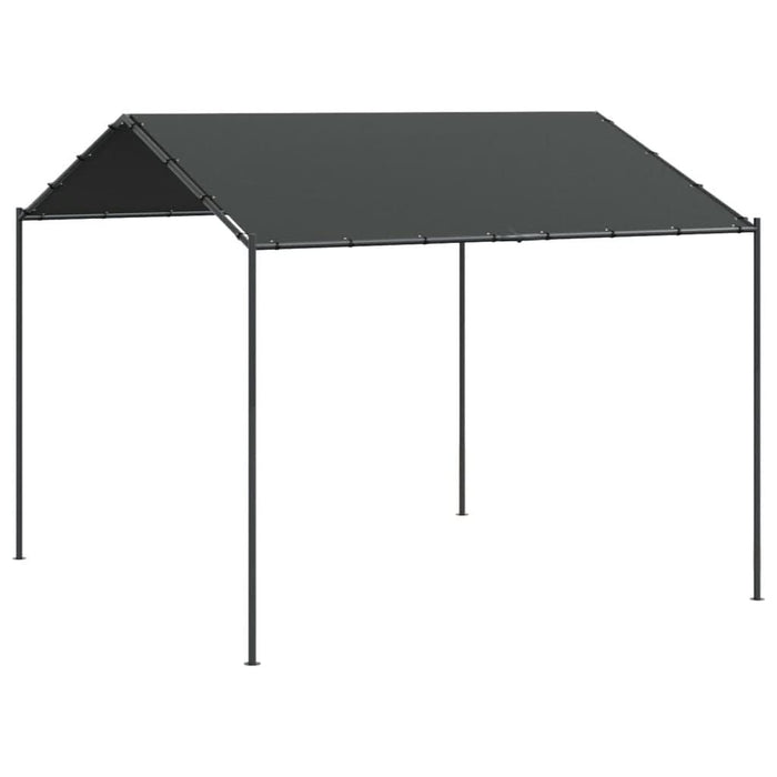 Cort pavilion, antracit, 3x3 m, oțel și material textil - WALTI WALTI
