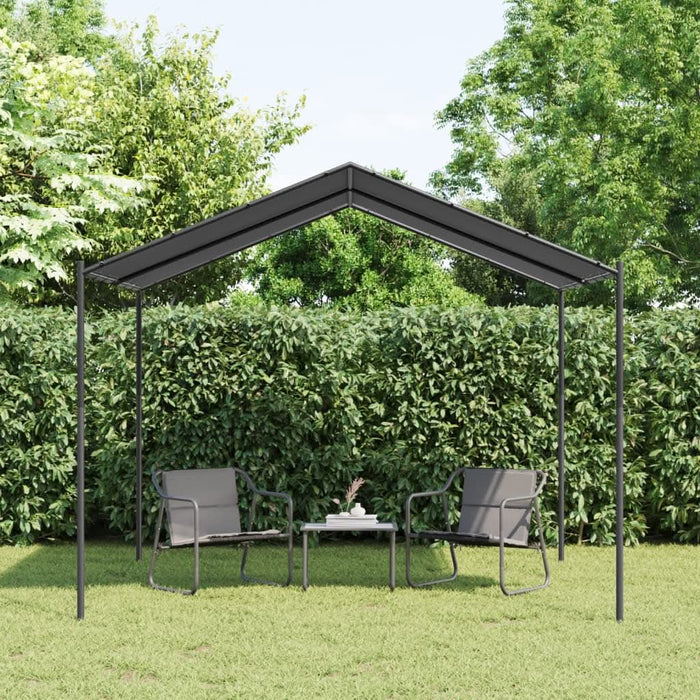 Cort pavilion, antracit, 3x3 m, oțel și material textil - WALTI WALTI