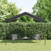 Cort pavilion, antracit, 3x3 m, oțel și material textil - WALTI WALTI