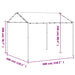 Cort pavilion, bej, 3x3 m, oțel și material textil - WALTI WALTI