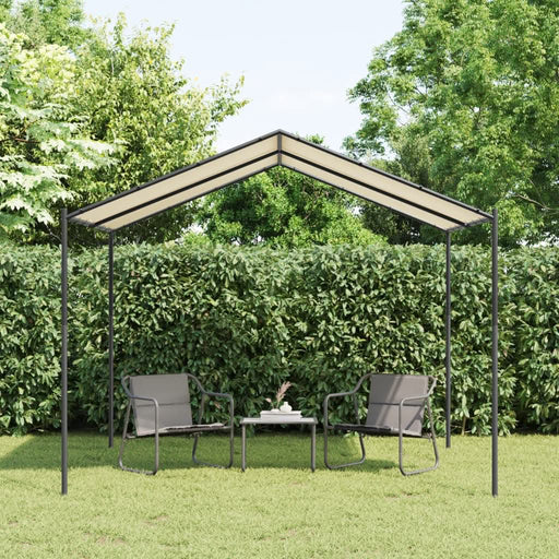 Cort pavilion, bej, 3x3 m, oțel și material textil - WALTI WALTI