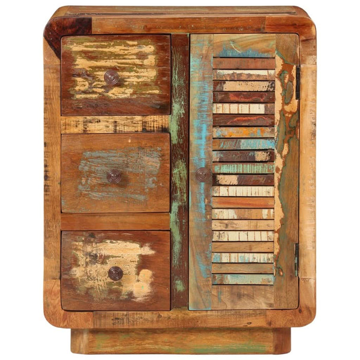 Servantă cu 3 uși, 55x30x70 cm, lemn masiv reciclat - WALTI WALTI