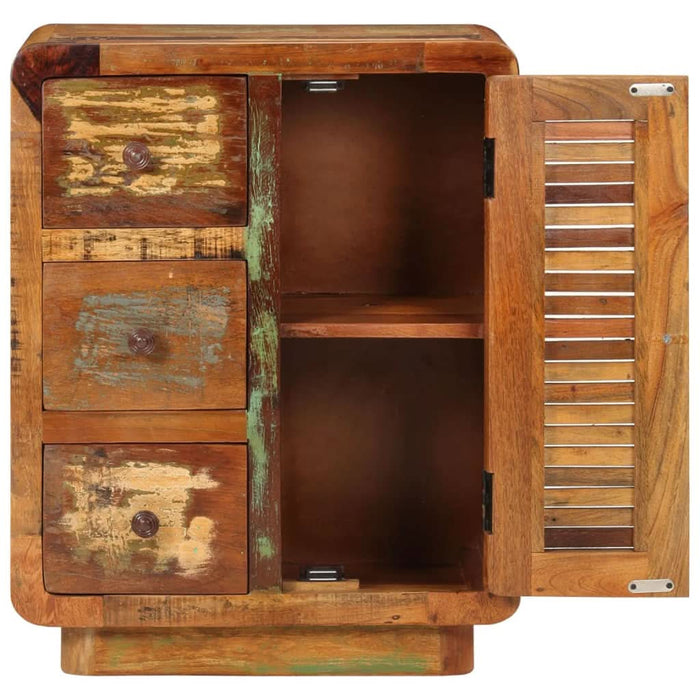 Servantă cu 3 uși, 55x30x70 cm, lemn masiv reciclat - WALTI WALTI